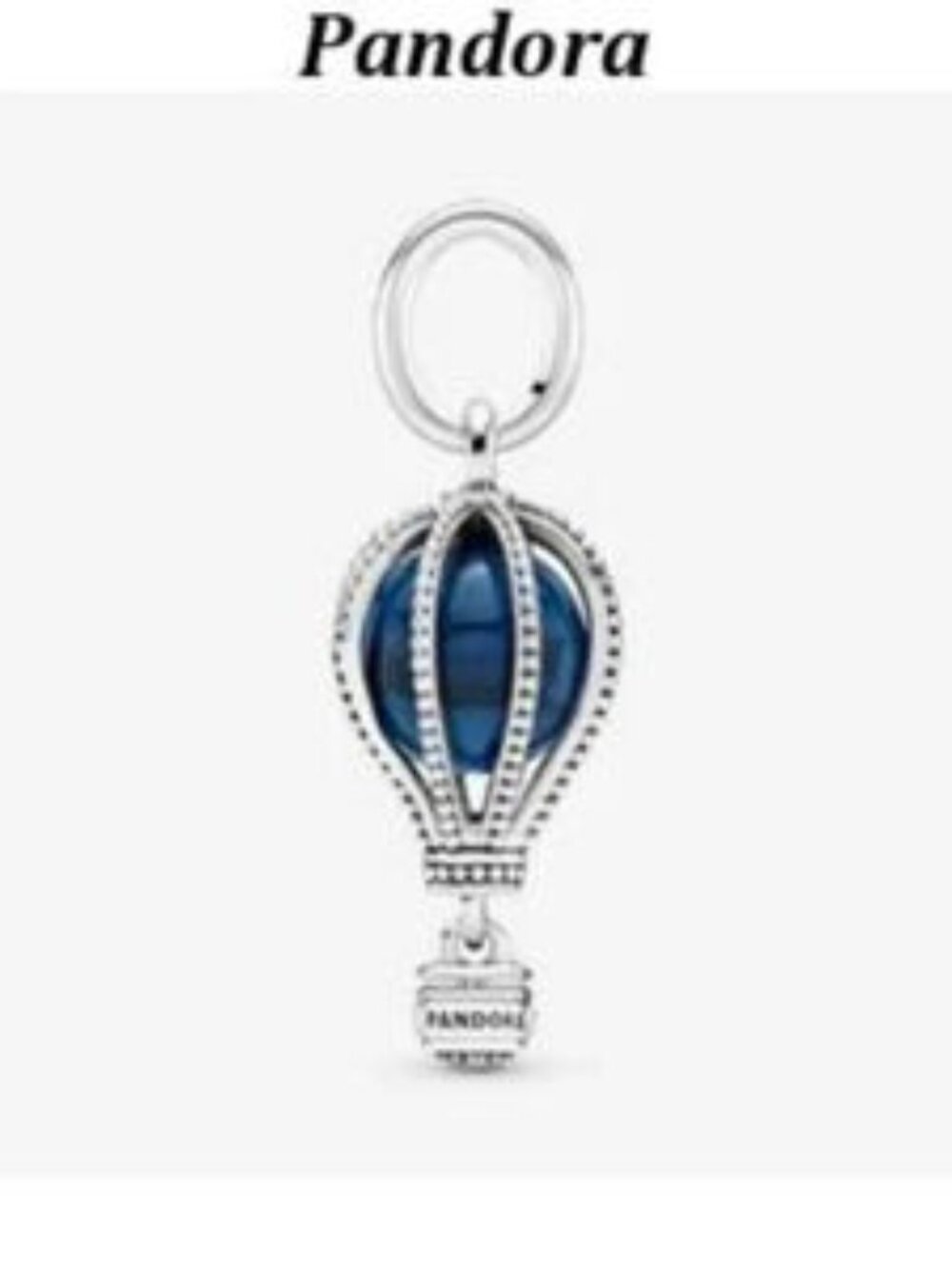 Pandora Blue Hot Air Balloon Travel Charm - Picture 2 of 4